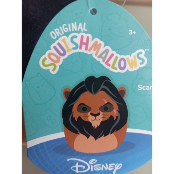 Scar Disney Squishmallow 7" Stuffed Animal NWT - Picture 6 of 6